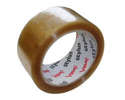 Brown packing tape roll