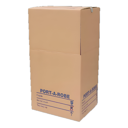 Port-a-Robe wardrobe box with bar - product photo