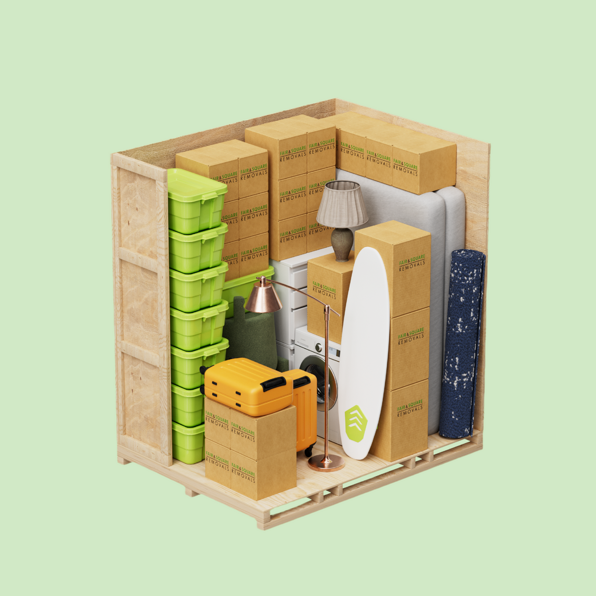 Storage module unit